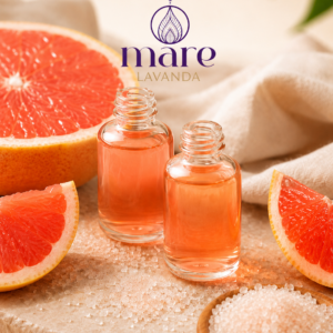 Fragancia Toronja Azucarada Mare Lavanda para velas, jabones, difusores y aromatizantes.
