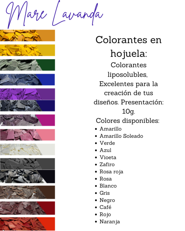 Colorante en hojuelas 10gr. - Image 2