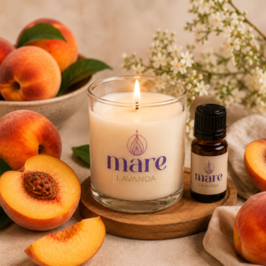 Fragancia Durazno Mare Lavanda para velas, jabones, difusores y aromatizantes.