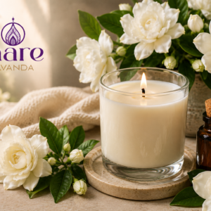 Fragancia Gardenia Mare Lavanda para velas, jabones, difusores y aromatizantes florales premium.