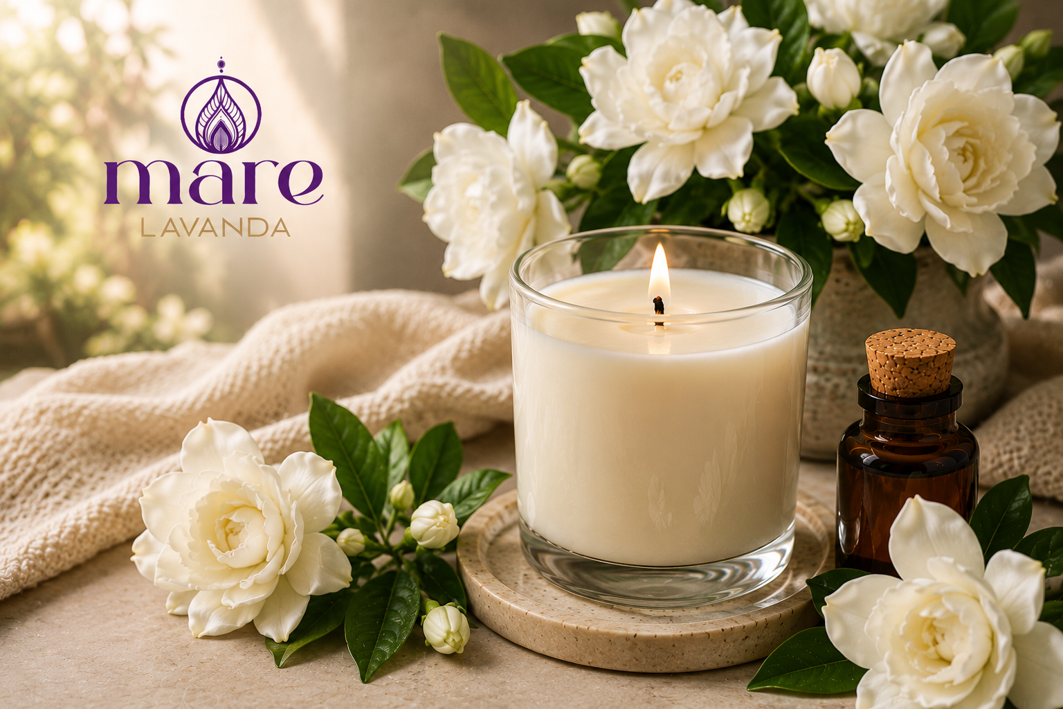Fragancia Gardenia Mare Lavanda para velas, jabones, difusores y aromatizantes florales premium.