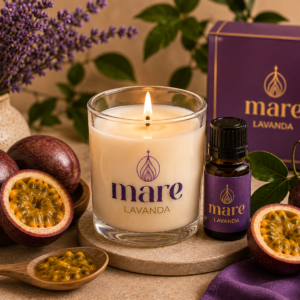 Fragancia Maracuyá Mare Lavanda para velas, jabones, difusores y aromatizantes de aroma tropical y frutal.