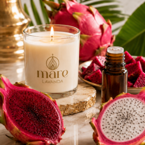 Fragancia Pitaya Mare Lavanda para velas, jabones, difusores y aromatizantes con un aroma frutal exótico y premium.