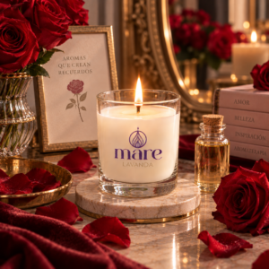 Fragancia Rosas Mare Lavanda para velas, jabones y aromatizantes.