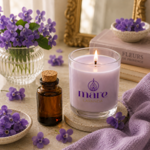 Fragancia Violeta Mare Lavanda para velas, jabones, difusores y aromatizantes florales premium.