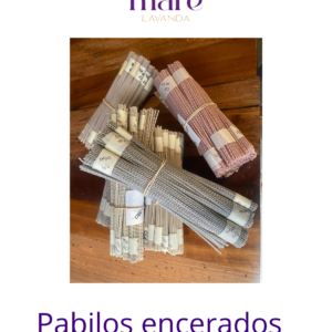 Pabilo encerado de algodón