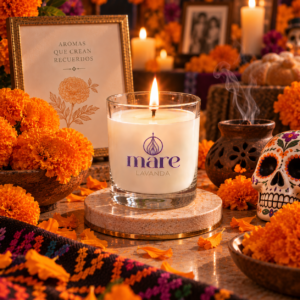 Fragancia Cempasúchil Mare Lavanda para velas, jabones, difusores y aromatizantes florales.