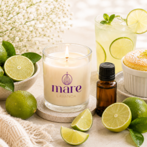 Fragancia Limón Mare Lavanda para velas, jabones, difusores y aromatizantes cítricos y refrescantes.