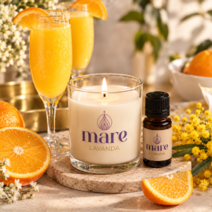 Fragancia Mimosa Mare Lavanda para velas, jabones, difusores y aromatizantes de aroma cítrico y frutal.