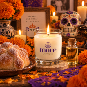 Fragancia Pan de Muerto Mare Lavanda para velas, jabones, difusores y aromatizantes gourmand.