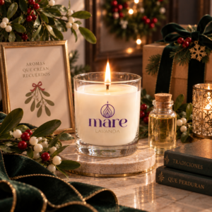 Fragancia Muérdago Mare Lavanda para velas, jabones, difusores y aromatizantes frescos y navideños.
