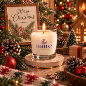 Fragancia Pino Navideño Mare Lavanda para velas, jabones, difusores y aromatizantes de temporada.