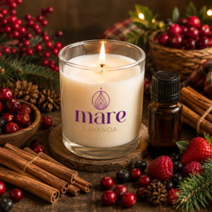 Fragancia Canela y Berries Mare Lavanda para velas, jabones, difusores y aromatizantes navideños de canela y frutos rojos.