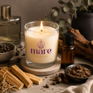 Fragancia 33 Mare Lavanda para velas, jabones, difusores y aromatizantes de lujo con aroma amaderado y especiado.