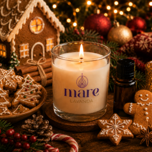Fragancia Galleta de Jengibre Mare Lavanda para velas, jabones, difusores y aromatizantes gourmand de Navidad.