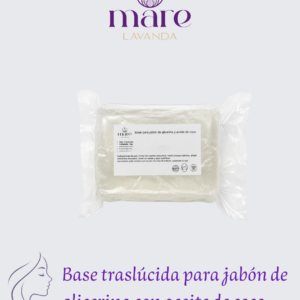 Base traslúcida jabón de glicerina con aceite de coco 1k
