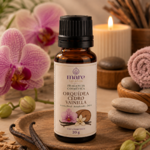 Fragancia cosmética Orquídea Cedro Vainilla