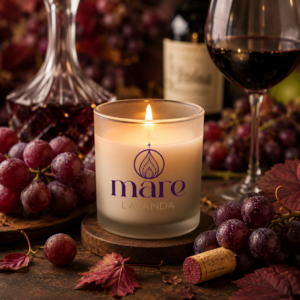 Fragancia Vino Tinto Mare Lavanda para velas, jabones, difusores y aromatizantes.