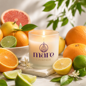 Fragancia Cítricos Mare Lavanda para velas, jabones, difusores y aromatizantes.