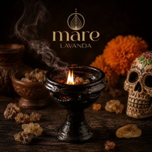 Fragancia Copal Mare Lavanda para velas, jabones, difusores y aromatizantes cálidos, resinosos y sofisticados.